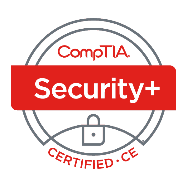 CompTIA Security+ Certified logo