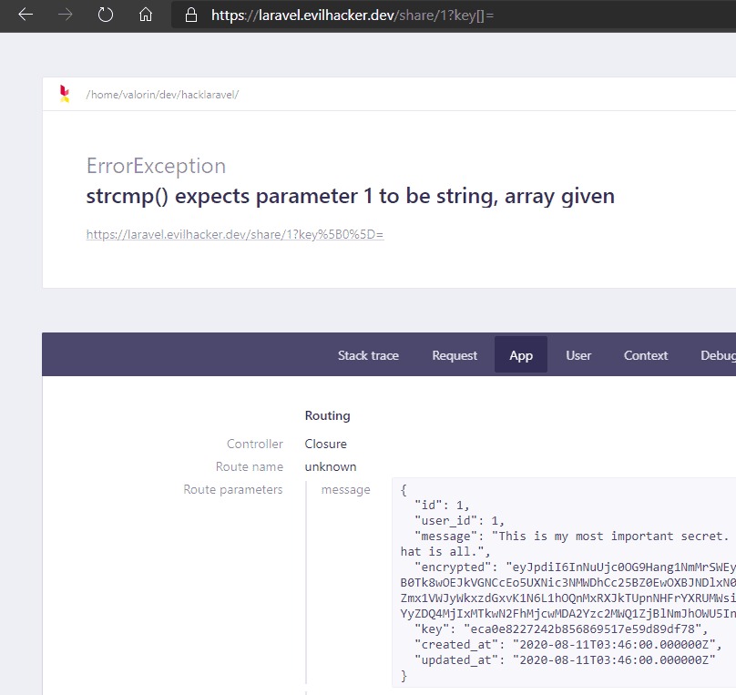 New Laravel Exception Page?